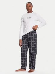 KARL LAGERFELD Piżama A4M45001 Biały Regular Fit. Białe piżamy męskie Karl Lagerfeld, m, bez wzorów, z bawełny, bez ramiączek. Za 709.99 zł.