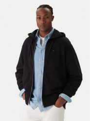 Tommy Jeans Bluza DM0DM21814 Czarny Relaxed Fit. Czarne bluzy bez kaptura męskie Tommy Jeans, m, z bawełny. Za 449.99 zł.