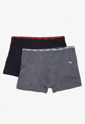 Wielokolorowe Majtki Bokserki z Bawełny 2-pack Sonavira. Bokserki męskie Born2be, bez wzorów, z bawełny. Za 34.99 zł.