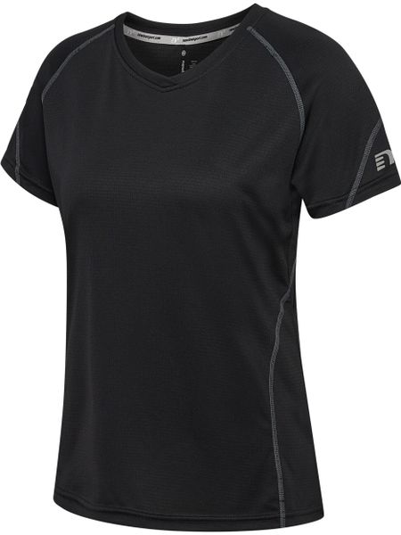 Koszulka damska Newline base coolskin. Czarne bluzki sportowe damskie Newline, s, bez wzorów, z materiału, bez ramiączek. Za 153.95 zł.