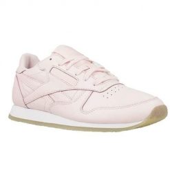 Buty do chodzenia damskie Reebok CL Lthr. Czerwone buty sportowe na co dzień damskie Reebok, bez wzorów, z materiału, trekkingowe. Za 378.00 zł.