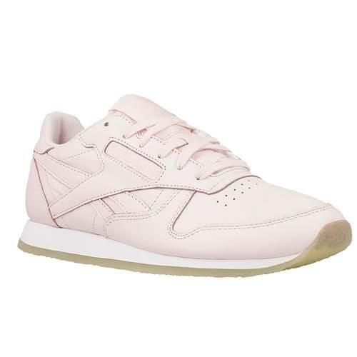 Buty do chodzenia damskie Reebok CL Lthr. Czerwone buty sportowe na co dzień damskie Reebok, bez wzorów, z materiału, trekkingowe. Za 378.00 zł.