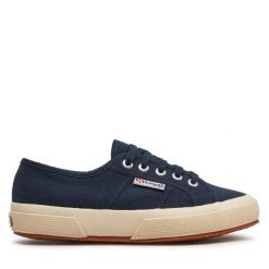 Tenisówki Superga. Niebieskie trampki i tenisówki męskie Superga, bez wzorów, bez zapięcia. Za 159.99 zł.