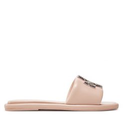 Klapki Tory Burch. Czerwone klapki damskie Tory Burch, bez wzorów, bez obcasa. Za 1,119.00 zł.
