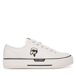 Trampki KARL LAGERFELD. Białe trampki i tenisówki męskie Karl Lagerfeld, bez wzorów, bez zapięcia. Za 794.99 zł.