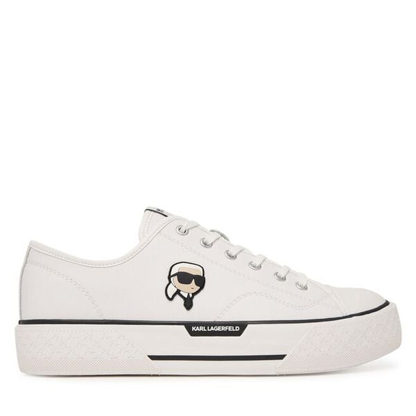 Trampki KARL LAGERFELD. Białe trampki i tenisówki męskie Karl Lagerfeld, bez wzorów, bez zapięcia. Za 794.99 zł.
