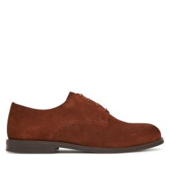 Półbuty Calvin Klein. Brązowe półbuty męskie CALVIN KLEIN, bez zapięcia. Za 439.99 zł.