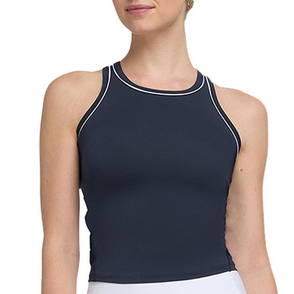 Damski tank top Wilson Team. Niebieskie topy sportowe damskie Wilson, m, bez wzorów, z materiału, bez ramiączek. Za 176.50 zł.