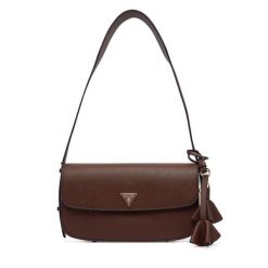 Torebka Guess. Brązowe torebki klasyczne damskie Guess, z aplikacjami, bez dodatków. Za 544.99 zł.