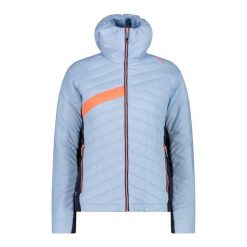 Kurtka hybrydowa damska CMP 32Z4236. Niebieskie kurtki damskie CMP, xs, bez wzorów, bez kaptura, narciarskie. Za 319.99 zł.