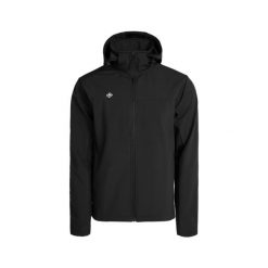 Kurtka męska typu softshell CASTER M z membraną AWPS, termiczna i wiatroszczelna. Czarne kurtki męskie IZAS, m, bez wzorów, z softshellu, sportowe. Za 326.04 zł.