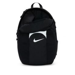 Plecak sportowo-turystyczny Nike Academy Team Storm-FIT Backpack pojemność 30 L. Czarne plecaki damskie Nike, bez wzorów, z materiału, sportowe. Za 139.99 zł.