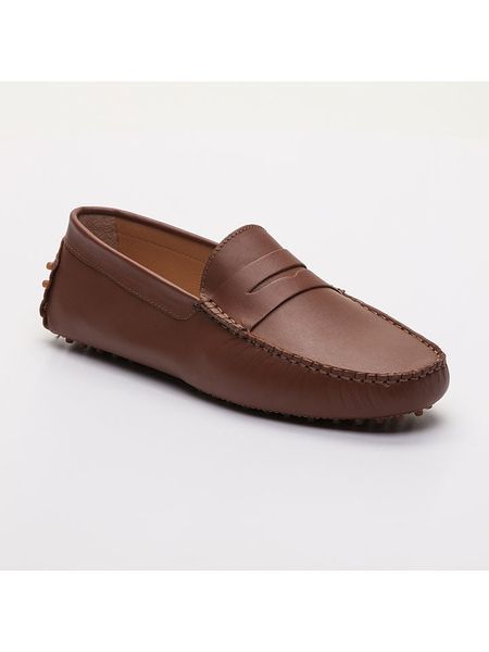 CHARLES & SMITH Skórzane mokasyny "Cole" w kolorze jasnobrązowym rozmiar: 43. Brązowe mokasyny męskie CHARLES & SMITH. Za 109.95 zł.