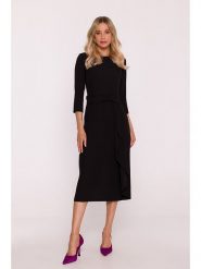 Stylove Sukienka w kolorze czarnym rozmiar: XL. Czarne sukienki damskie Stylove, xl, bez wzorów, bez kołnierzyka, bez ramiączek, midi. Za 224.99 zł.