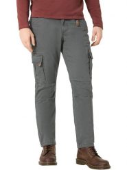 Timezone Spodnie w kolorze szarym rozmiar: W36/L30. Szare spodnie materiałowe męskie Timezone, bez wzorów, z bawełny. Za 152.62 zł.