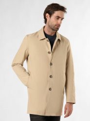 Finshley & Harding Płaszcz - Benven Mężczyźni beżowy, 58. Brązowe płaszcze męskie Finshley & Harding, m, bez wzorów, biznesowe. Za 429.95 zł.