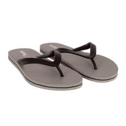 Klapki Softee Coconut szaro-czarne. Czarne klapki damskie Softee, bez wzorów, z gumy, bez obcasa, na płaskiej podeszwie. Za 132.99 zł.