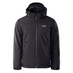 Kurtka męska ocieplana Softshell Hi-Tec Geko - czarna, Rozmiar L. Czarne kurtki męskie Hi-tec, l, bez wzorów, z materiału, bez kaptura. Za 319.99 zł.