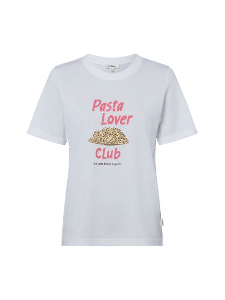 S.Oliver Koszulka Kobiety Bawełna biały, 38. Białe t-shirty damskie S.Oliver, s, bez wzorów, z bawełny, bez kołnierzyka. Za 44.95 zł.