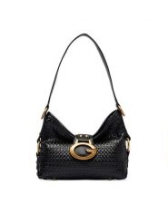Guess Torebka Camden Mini HWWW93 08720 Czarny. Czarne torebki klasyczne damskie Guess, z aplikacjami, ze skóry, bez dodatków. Za 584.99 zł.