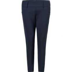 Spodnie 7/8 średni wzrost dla kobiet Abacus Elite. Niebieskie spodnie materiałowe damskie ABACUS, bez wzorów, z tkaniny. Za 432.00 zł.