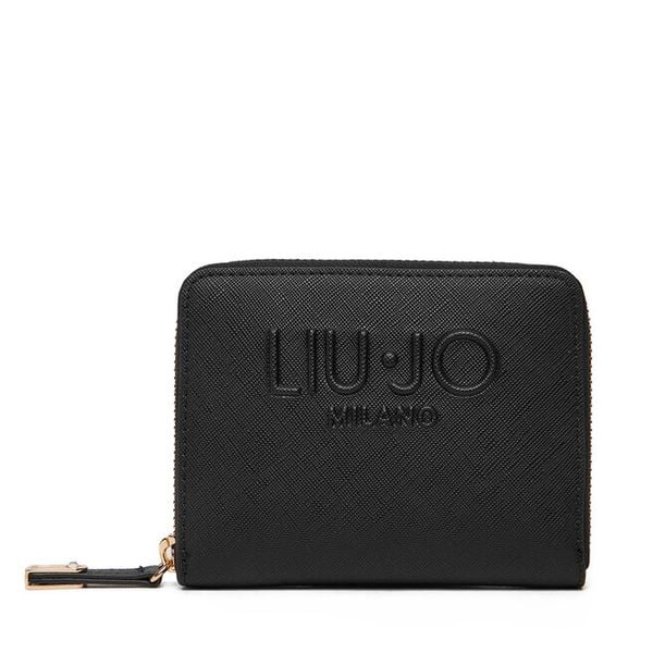 Portfel Liu Jo. Czarne portfele damskie Liu Jo, bez wzorów. Za 269.99 zł.