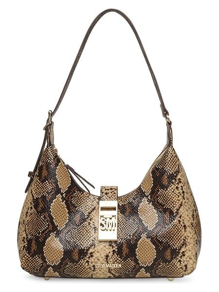 Steve Madden Torebka w kolorze beżowym - 30 x 27 x 8 cm rozmiar: onesize. Brązowe torebki klasyczne damskie Steve Madden, bez wzorów, z materiału, bez dodatków. Za 279.78 zł.