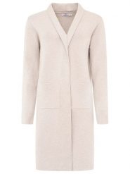 Zwillingsherz Kardigan "Jessi" w kolorze beżowym rozmiar: S/M. Brązowe kardigany damskie Zwillingsherz, m, bez wzorów. Za 208.99 zł.