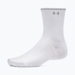 Skarpety Under Armour Velociti Lite Crew. Białe skarpetki damskie Under Armour, bez wzorów. Za 83.99 zł.