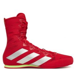 Buty bokserskie adidas. Czerwone buty sportowe na co dzień męskie Adidas, bez zapięcia. Za 409.99 zł.
