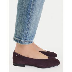 Baleriny Lasocki. Czerwone baleriny damskie Lasocki, bez wzorów, bez obcasa. Za 159.99 zł.