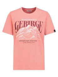 Sublevel Koszulka w kolorze różowym rozmiar: L. Różowe bluzki damskie Sublevel, l, bez wzorów, bez kołnierzyka, bez ramiączek. Za 65.23 zł.