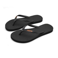 Japonki damskie Beco, czarne. Czarne klapki damskie 47 Brand, bez wzorów, bez obcasa. Za 197.99 zł.