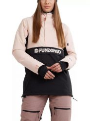 Kurtka Logo Fundango Birch dla kobiet. Czarne kurtki narciarskie i snowboardowe damskie Fundango, m, bez wzorów, z materiału, bez kaptura, narciarskie. Za 499.00 zł.