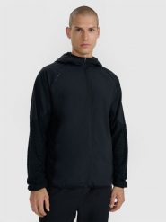 4F Bluza do biegania w terenie Primaloft Active męska - czarna S. Czarne bluzy sportowe męskie 4f, bez wzorów, z materiału, sportowe, bez kołnierzyka, bez ramiączek. Za 299.99 zł.