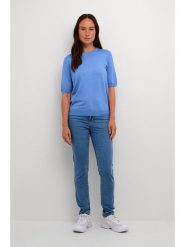 Kaffe Sweter w kolorze niebieskim rozmiar: S. Niebieskie swetry klasyczne damskie Kaffe, s, bez kołnierzyka. Za 60.99 zł.