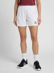 Szorty damskie Hummel Essential. Białe szorty damskie HUMMEL, bez wzorów, z poliamidu, eleganckie. Za 111.50 zł.