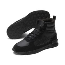 Buty do chodzenia męskie Puma Graviton Mid. Czarne buty sportowe na co dzień męskie Puma, z materiału, bez zapięcia, trekkingowe. Za 211.00 zł.