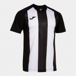 Koszulka z dekoltem w szpic Joma Inter IV. Białe t-shirty sportowe męskie Joma, bez ramiączek, do piłki nożnej. Za 69.08 zł.