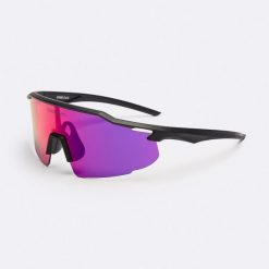 Okulary przeciwsłoneczne antypoślizgowe do biegania i kolarstwa kat.3 - unisex. Fioletowe okulary przeciwsłoneczne męskie ROCHEBRIN, z materiału. W wyprzedaży za 294.00 zł.