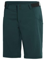Spodenki rowerowe z wyściełaną wkładką M Loamer Shorts. Zielone szorty męskie Vaude, bez wzorów, z materiału. Za 518.15 zł.