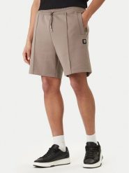 HUGO Szorty sportowe Dimacshort 50562844 Beżowy Regular Fit. Brązowe szorty męskie Hugo, bez wzorów, z bawełny, sportowe. Za 549.99 zł.