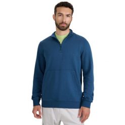 Bluza męska 4F M1902 morska zieleń 4FWAW25TSWSM1902 46S ROZMIAR S. Zielone bluzy bez kaptura męskie 4f, bez wzorów, sportowe, bez kołnierzyka, bez ramiączek. Za 119.00 zł.