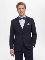 Finshley & Harding kurtka modułowa Mężczyźni Modern Fit niebieski, 26. Niebieskie kurtki męskie Finshley & Harding, m, bez wzorów, z syntetyku, biznesowe, bez kaptura. Za 699.95 zł.