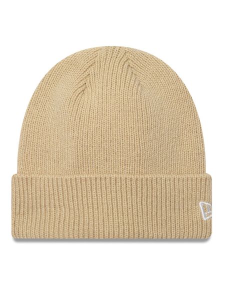 New Era Czapka Wool Cuff Knit Beanie 60424812 Beżowy. Brązowe czapki zimowe damskie New Era. Za 99.99 zł.