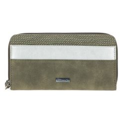 Tamaris portfel damski Khema khaki. Brązowe portfele damskie Tamaris, bez wzorów. Za 189.00 zł.