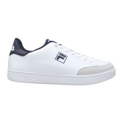 Buty Fila Courtbay FFM0365 13037 białe. Białe buty sportowe na co dzień męskie z gumy, bez zapięcia. Za 297.54 zł.