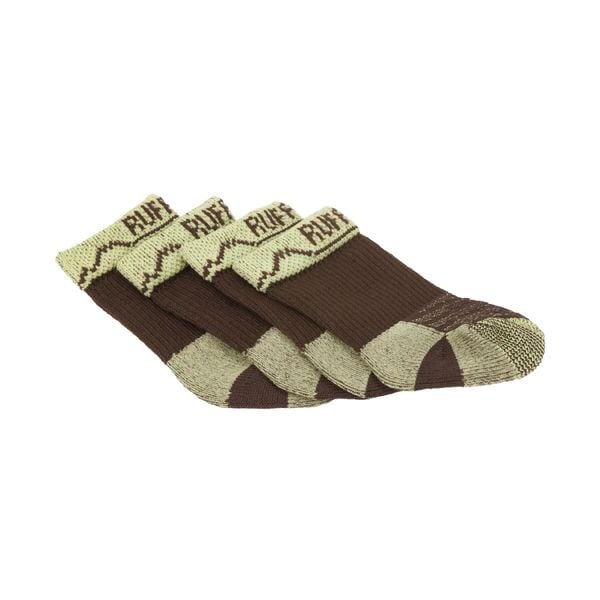 Skarpetki dla psów Ruffwear Bark'n Boot. Brązowe skarpetki damskie RUFFWEAR, bez wzorów, z dzianiny. Za 182.00 zł.