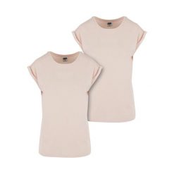 Koszulka damska Urban Classics extended shoulder (x2). Czerwone bluzki sportowe damskie Urban Classics, bez kołnierzyka, bez ramiączek. Za 149.50 zł.