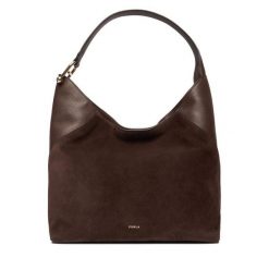 Torebka Furla. Brązowe torebki klasyczne damskie Furla, bez wzorów, bez dodatków. Za 2,019.00 zł.